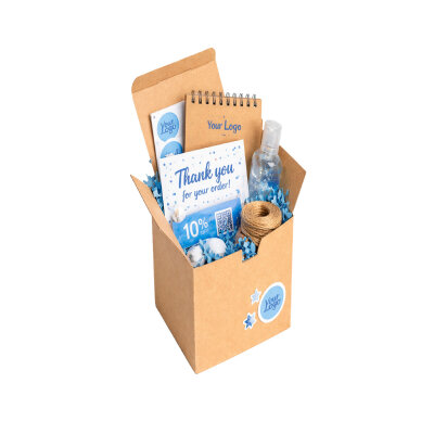 12×11×13 cm (0,57 Desi) Kilitli Kraft Kutu - 4