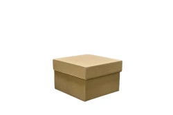 15x15x10 cm - 0,75 Desi Kraft Kapaklı Kutu - 1