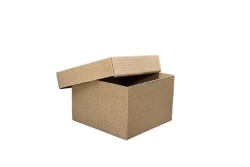 15x15x10 cm - 0,75 Desi Kraft Kapaklı Kutu - 2