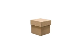 5x5x5cm - 0,041 Desi Kraft Kapaklı Kutu - 1