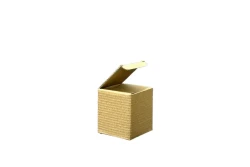 6x6x6,5 cm 0,08 Desi Kraft Kilitli Kutu - 1