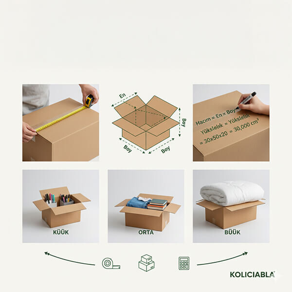 Koli Boyutları Nasıl Hesaplanır? En, Boy ve Yükseklik Ölçme Rehberi