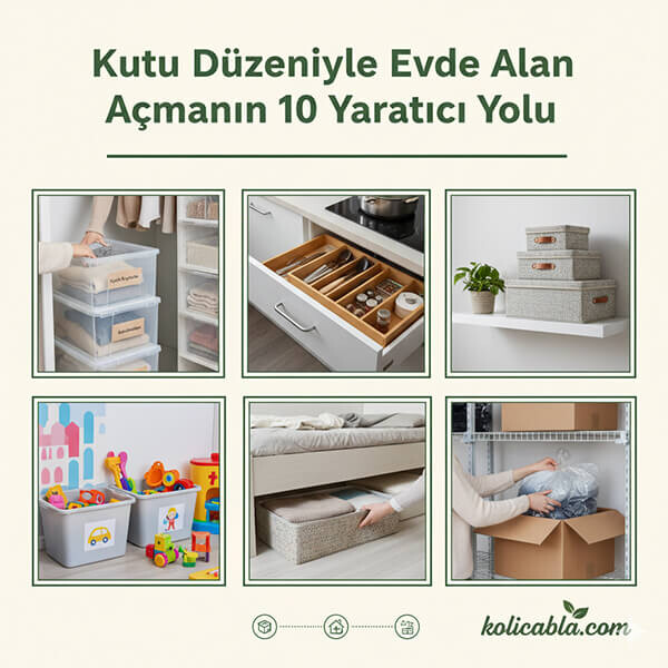 Kutu Düzeniyle Evde Alan Açmanın 10 Yaratıcı Yolu