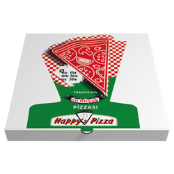 Baskılı Pizza Kutusu - Thumbnail