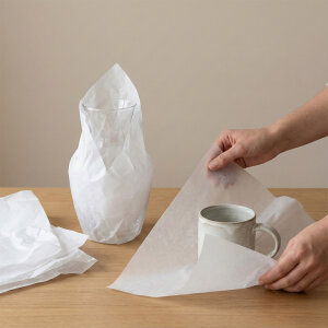 Beyaz Pelur Kağıt (35x50 cm) - 1000 Adet | Pratik ve Hazır Kesim (20 gr) - 6