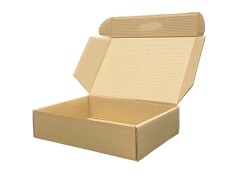 Çift Oluklu Kilitli Kargo Kutusu (40x30x10 cm) - KoliciAbla