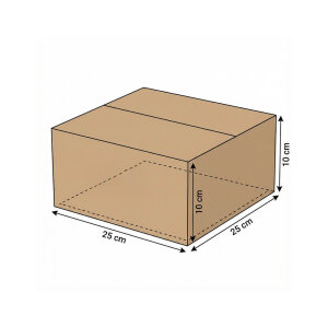 Çift Oluklu Koli (25x25x10 cm) - 5