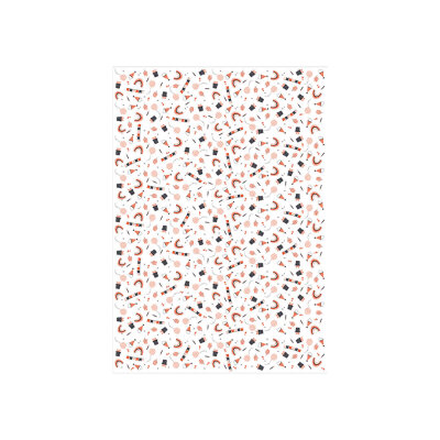 Gökkuşağı ve Parti Temalı 'Doğum Günü' Pelur Kağıt (35x50 cm) - 100 Adet | Neşeli Kutlama - KoliciAbla