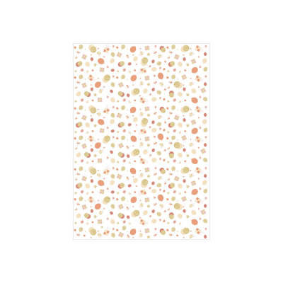 Gold Balon ve Yıldız Desenli 'Doğum Günü' Pelur Kağıt (35x50 cm) - 100 Adet | Işıltılı ve Zarif - KoliciAbla