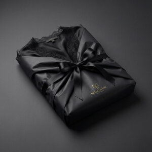 Kadife Dokulu Siyah Pelur Kağıt (50x70 cm) - 500 Adet | Lüks ve Prestij (37 gr) - 4