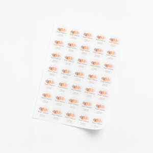 'Kadın Girişimci' Baskılı Sticker - Pastel Tonlar & Kadın Dayanışması Temalı (4x4 cm) - 48 Adet - 2