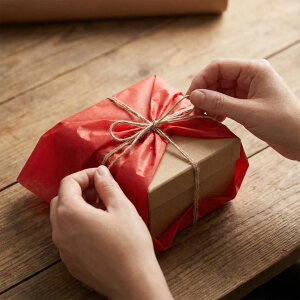 Kırmızı Pelur Kağıt (35x50 cm) - 100 Adet | Pratik ve Canlı (20 gr) - 6