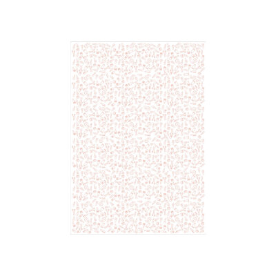 'Kozmetik ve Güzellik' Temalı Çizgisel Pelur Kağıt (35x50 cm) - 100 Adet | Minimalist Bakım - KoliciAbla