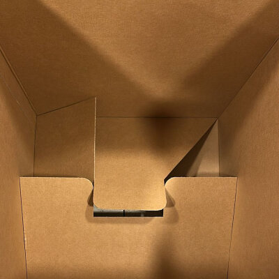 Mavi ve Pembe 'Boy and Girl' Baskılı Cinsiyet Partisi Sürpriz Kutusu (52x52x80 cm) - 6