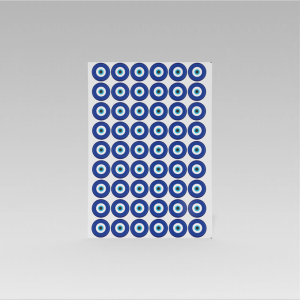 Nazar Boncuğu Desenli Sticker (4 cm) - 54 Adet - 3