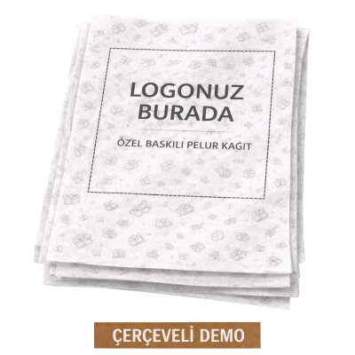 Firmanıza Özel Baskılı Beyaz Pelur Kağıt - KoliciAbla