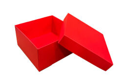 Parlak Kırmızı Hediye Kutusu (15.7x15.7x9.7 cm) - 10 Adet - 3