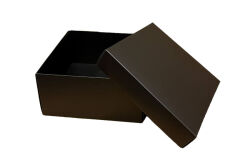 Parlak Siyah Hediye Kutusu (15.7x15.7x9.7 cm) - 10 Adet - koliciabla