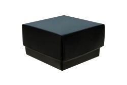 Parlak Siyah Mini Hediye Kutusu (5x5x3 cm) - 10 Adet - 2