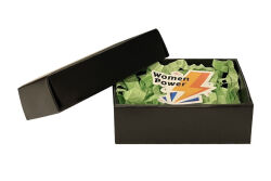 Parlak Siyah Hediye Kutusu (8x5x3 cm) - 10 Adet - koliciabla