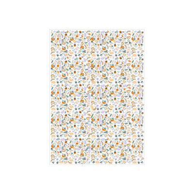 Pastel Soyut Çiçek ve Organik Şekiller Desenli Pelur Kağıt (35x50 cm) - 100 Adet | Pastel Rüyası - KoliciAbla