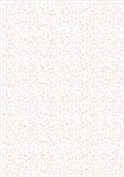 Baskılı Pelur Kağıt Beyaz - 18