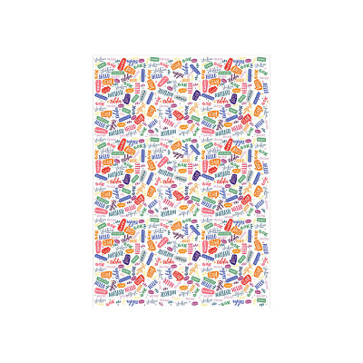 Pop Art Konuşma Balonlu ve Sloganlı Pelur Kağıt (35x50 cm) - 100 Adet | Enerjik İletişim - KoliciAbla