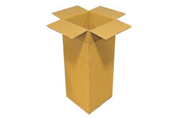 Premium Kalite Tek Oluklu Kraft Koli (6x6x16 cm) - koliciabla