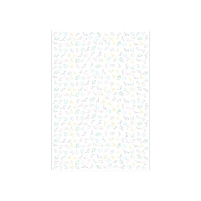 Renkli Çizgisel 'Hayvan' Desenli Pelur Kağıt (35x50 cm) - 100 Adet | Neşeli ve Sanatsal - KoliciAbla