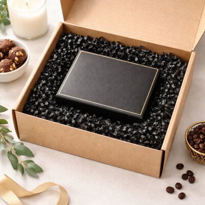 Siyah Kırpık Kağıt - 500 gr | Asalet ve Prestij (Premium Dolgu) - 7