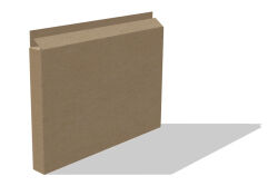 Tablo kolisi Çift Oluklu Kraft 71x6x51 cm 7,24 desi - koliciabla