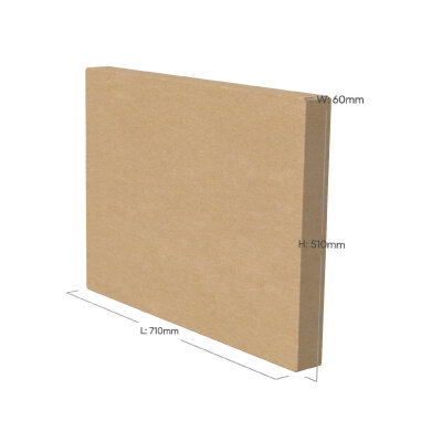 Tablo Kolisi Tek Oluklu Kraft 71x6x51 cm - KoliciAbla