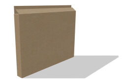 Çift Oluklu Televizyon Taşıma Kolisi (120x15x84 cm) - koliciabla