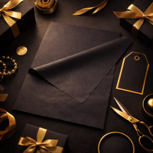 Black Tissue Paper 35x50cm - 1000 pieces - 6