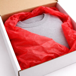 Red Tissue Paper 50 x 70 100 Pieces - 6