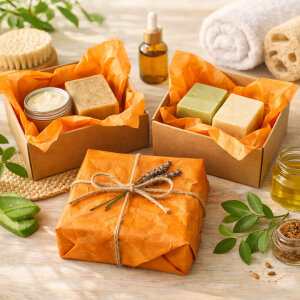 Turuncu Pelur Kağıt (35x50 cm) - 100 Adet | Pratik ve Enerjik (20 gr) - 5