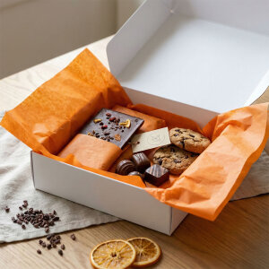 Turuncu Pelur Kağıt (35x50 cm) - 100 Adet | Pratik ve Enerjik (20 gr) - 7