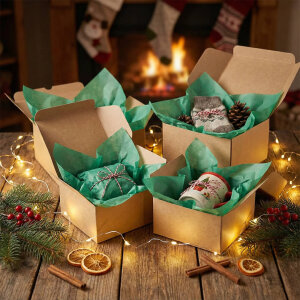 Yeşil Pelur Kağıt (50x70 cm) - 100 Adet | Doğanın ve Tazeliğin Rengi (20 gr) - 7