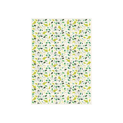 Yeşil Soyut 'Doğa' Desenli Pelur Kağıt (35x50 cm) - 100 Adet | Modern ve Sanatsal - KoliciAbla